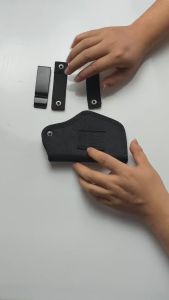 Tactical Universal Nylon Left and Right Holster Concealed Carry Bag Quick Draw Belt Metal Clip Hand Holster