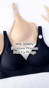 Sorella Bra Sleek Form Wireless Push Up Plunge N10-3040V