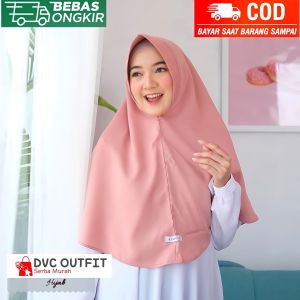 𝐃𝐕𝐂 - Khimar Jilbab Instan Simpel Pet Diamond / Kerudung Wanita Muslim Nyaman