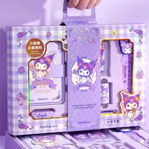 joytop | Genuine Kuromi Stationery Set Cartoon Sanrio Melody Back-to-school Birthday Gifts Gel Pen Planner Ruler Stickers Study Supplies
