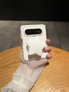 Waved Silicone Ultra Thin Dual Axis Full Wrap Hinge Embedded Magnetic Cushion Bracket Case