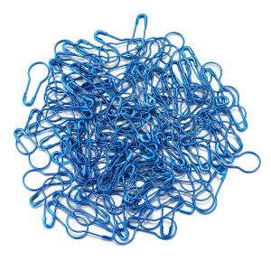 200 Chiếc Ghim An Toàn Kim Loại Hình Bầu Dục Dùng Móc Len Đánh Dấu Đan Kẹp Khóa 9.5x22MM Phụ Kiện May Vá Bằng Sắt Dùng Cho Thủ Công