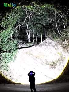 NEW Ultra Powerful 2 LED Headlamp Rechargeable Headlight 2 Lights Super Bright Head Flashlight 5 Modes Hiking Head Lantern