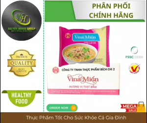 Thùng 30 Gói - Vina Miến Ăn Liền VỊ THỊT BẰM Bích Chi 55g - Thơm Ngon Bổ Dưỡng