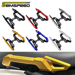 SEMSPEED Motorcycle Rear Grab Bars Passenger Rear Seat Grab Rail Mount Support For Yamaha NMAX 155 150 125 V2 V3 2020-2025