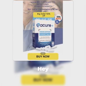 "Acure Eye Capsule: Natural Formula for Brighter Vision" (Buy 2 Get 1 Free Promo)