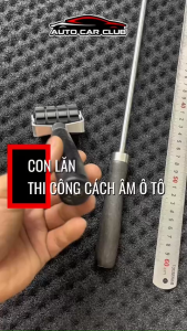 Con lăn thi công cách âm ô tô cán dài 61cm chất liệu kim loại thi công cách âm cánh cửa xe hơi
