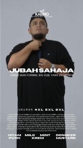 JUBAH SAHAJA KABIRO Big Size Maxi 4XL 5XL 6XL 7XL Jumbo Besar Pria Kabiro by ROSAL