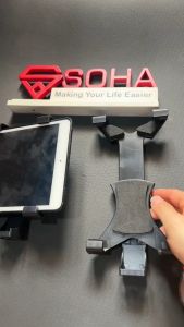 HRT-004 Holder Tripod Tablet Universal / Holder Mount Lubang 1/4 Screw Bracket Cocok Semua Tripod