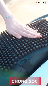 Đệm ZDK Y2 Cao Su Gắn Yên Sau Xe Máy Chống Ê Mông Thoáng Mát Thoải Mái Sử Dụng Cho Shipper Đi Phượt