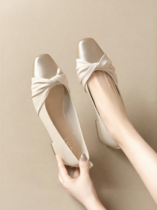 Josiny | Pointed Toed Shallow Heel Medium Heels 2026 Summer
