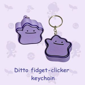 Pokemon Pokopia Ditto Fidget Clicker Keychain