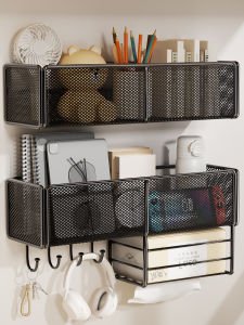 ตู้เสื้อผ้าติดผนังแบบไม่ต้องเจาะสำหรับหอพักนักเรียน ชั้นวางของ ตู้เสื้อผ้า ติดผนัง ชั้นวางของ ติดผนัง สำหรับห้องนักเรียน