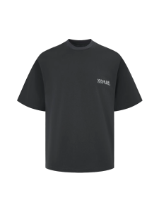 Cleanfit Hidden Version Vujade004 Flame Short Sleeve 230g Short Wide T-Shirt Standard Fit Pure Cotton Breathable Youth Summer T-Shirt