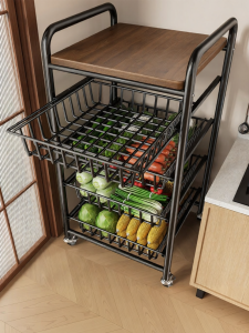 YIXUAN | Adjustable Pull Out Multi-functional Storage Rack For Vegetables