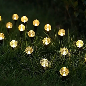 ไฟโซล่าเซลล์ โคมไฟสนามหญ้า 3/5/6.5M โคมไฟตกแต่งสนามหญ้า ไฟสวน ตกแต่งสวนกลางแจ้ง กันน้ำ