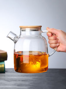 High Temperature Resistant Glass Tea Pot for Brewing Lemon Tea Boiling Water Large Capacity Cold Water Pot Chinese Style
