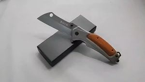 มีดพับDA107 มีดเดินป่า มีดปอกผลไม้ มีดตัดทุเรียน มีดตั้งแคมป์ มีดพกพาเท่ๆคมๆ ใบมีดคมกรีบ มีความแข็งแรงสูง Folding knife Outdoor camping Knife Hunting Knife with wooden handle Survivl Knife Fruit Knife Pocket Knife High hardness