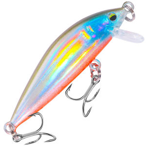 1pc Minnow Fishing Lures Realistic fish shape Hard Bait 5cm 3g Artificial Bait Wobbler Crankbait Carp Perch Pesca Fishing Tackle