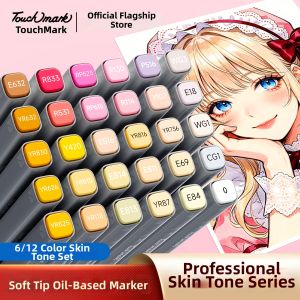 Touch mark | Skin Tone Manga Drawing Markers Oil Based