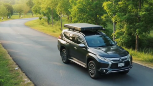 CARRYBOY CB.103-06 แครี่บอยเต็นท์หลังคารถ 215x133x150cm สำหรับนอน 1-2 คน ฝาแข็ง ทรงสามเหลี่ยม แบบพกพาสะดวก