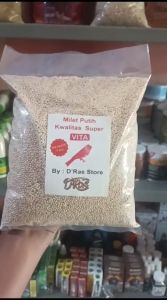 COD!!BARU!!Milet putih makanan harian burung lovebird kemasan 1 kg || Makanan Burung || BURUNG