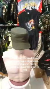 Rhodey Topi Komando Import Pria Wanita Polos Poliester / topi cowok keren distro branded terbaru 2024 anti panas matahari