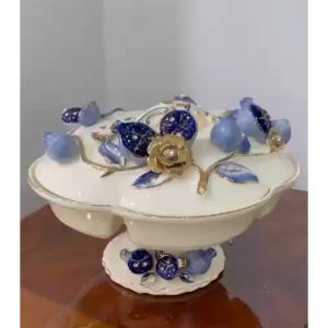 Khay Mứt Hoa Lựu Xoay 360°Phong Cách Tân Cổ Điển CB20-KM1