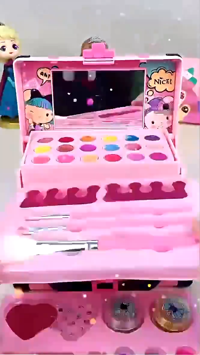 JoyToys Mainan Make Up Set Girl Pretend Play Untuk Gadis Ulang Tahun Hadiah Set