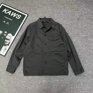 Japanese Single Autumn Men and Women Couple Casual Easiest for Match Japanese Style Loose Pockets Shirt Style Cargo Jacket Coat 451749