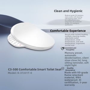 Kohler | Instant Heating Smart Anti-Bacterial Toilet Seat