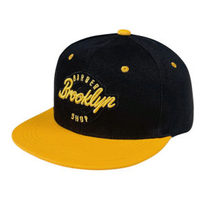 Letter Embroidery Street Dance Hip-Hop Hat Trendy Baseball Cap Adjustable Casual Flat-Brimmed Hat Suitable for All Seasons Fashionable Hat for Street Parties and Festivals
