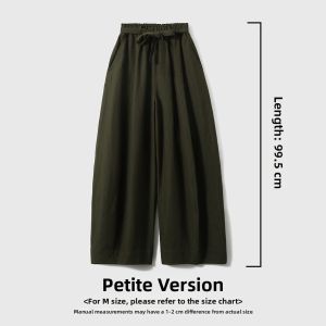 Breathable Loose Trousers Hemp Fabric Machine Washable