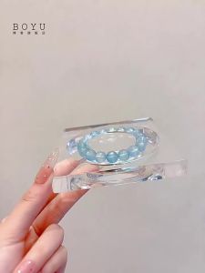 BOYU | Natural Aquamarine Beads Handcraft Materials