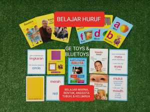 GAZ TOYS KARTU PINTAR BALITA SERI 1 PENGETAHUAN DASAR/WARNA BENTUK ANGGOTA TUBUH DAN KELUARGA/MAINAN EDUKATIF ANAK