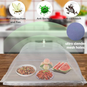 Square Folding Mesh Food Cover: A Removable & Washable Dining Table Cover