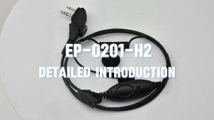 LIGHTNING FOX-H2 For Hytera PD408/PD488/TC500/TC600/TC700 series radios 2-Pin Earphones 2-Wire Surveillance walkie talkie Earpiece