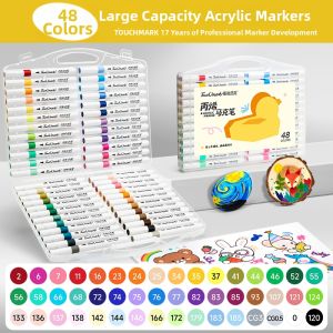 Touch mark | Non-transparent Layerable Felt Tip Markers 24 Colors