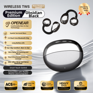 MOON JUNE | Bluetooth Bone Conduction Clip-on Headphones