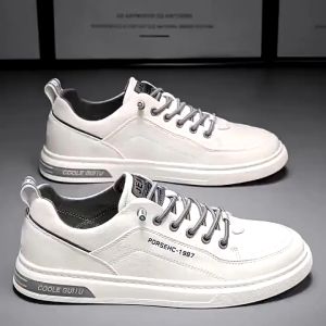 Sepatu sneakers pria sepatu putih sepatu fashion casual sepatu porsech 1987