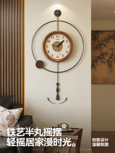 นาฬิกาตั้งโต๊ะแบบติดผนังสไตล์วินเทจสร้างสรรค์สำหรับห้องนั่งเล่นและร้านอาหาร MEISD 2025 นาฬิกาติดผนังแบบมีกลไกไฟฟ้า