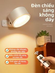 DENGJIE | Đèn Tường Sạc Dùng Để Đọc Sách Có Từ