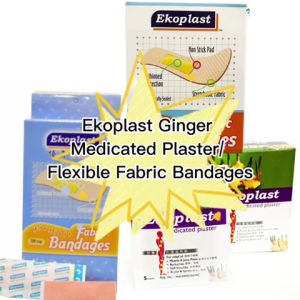 Ekoplast Ginger Medicated Plaster / Plaster Halia 5 sheet x 3 pack exp date 9/2029