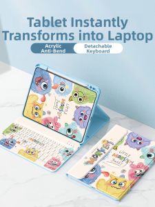 Q-BOSS | Huawei MatePad Air & Pad Pro 12.2 Protective Case with Pen Slot & Rotatable Design Bluetooth Keyboard for Pad 11 & Monster 2023
