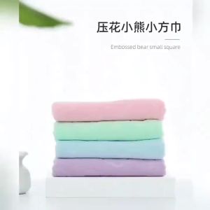 Handuk Mandi Anak Microfiber Ukuran 25x50cm Motif Beruang Handuk Muka Lembut Nylon Bath Towel Handuk Travelling