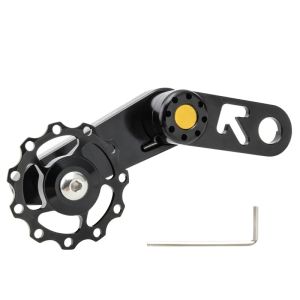 1PC Single Speed Chain Guide Conversion Kit Anti-Drop Crimp Chain Catcher Bike Chain Tensioner for Folding Single-Speed Bicycle