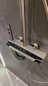 Piano Button Digital Display Constant Temperature High Pressure Shower Set
