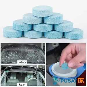 [ PROMO ] BUAT KACA DEPAN MOBIL PEMBERSIH WIPER MOBIL CLEANING SOLID EFFERVESCENT TABLET / TABLET SABUN WIPER / AUTO CLEANING / PERLENGKAPAN CUCI KACA SOLID CLEANER RUMAH TOILET / TABLET PEMBERSIH KACA MOBIL / SABARSHOP