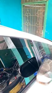 Premium Talang Air Pintu Mobil Old Jazz GE8 Gen2 Model Lama Slim Rata Bahan Akrilik