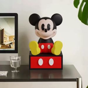 Miniso Disney การ์ตูนน่ารัก Mickey เดสก์ท็อปเครื่องประดับคีย์เบ็ดเตล็ดตู้ตกแต่งสําหรับของขวัญเพื่อน